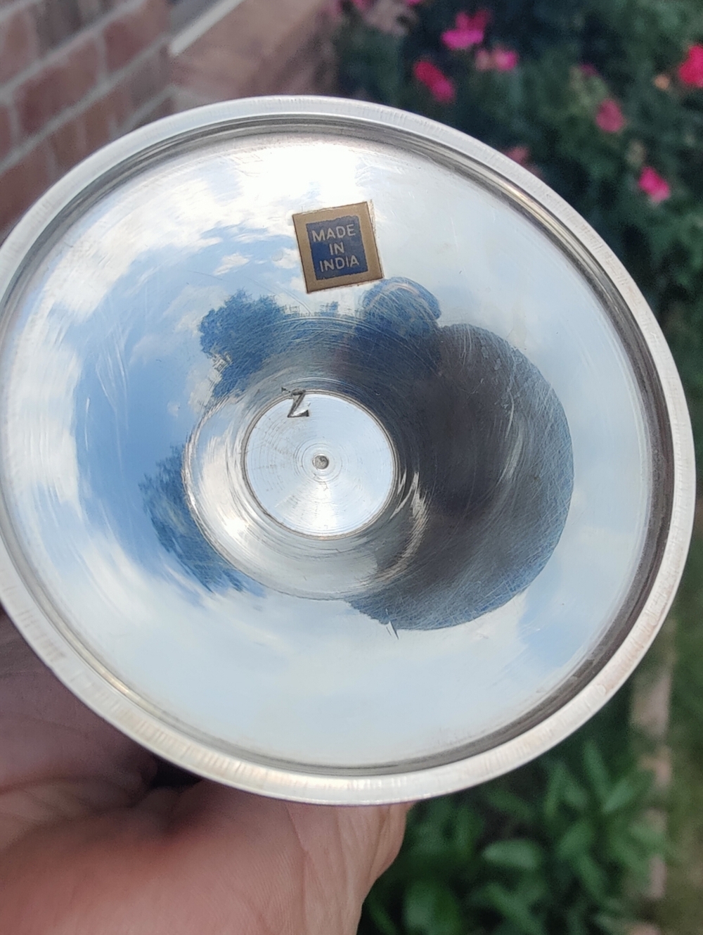 Vintage Silver Goblet Cup - Shiny Metallic Finish - Picture 5 of 7